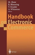 Cover: Handbook on Electronic Commerce - Springer