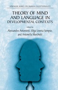 Cover: Theory of Mind and Language in Developmental Contexts - Springer