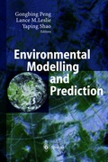 Cover: Environmental Modelling and Prediction - Springer