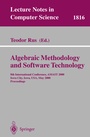 Cover: Algebraic Methodology and Software Technology - Springer