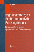 Cover: Regelungsstrategien f&uuml;r die automatische Fahrzeugf&uuml;hrung - Springer