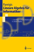 Cover: Lineare Algebra f&uuml;r Informatiker - Springer