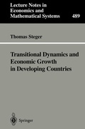 Cover: Transitional Dynamics and Economic Growth in Developing Countries - Springer