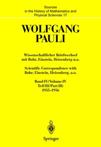 Abbildung von: Wissenschaftlicher Briefwechsel mit Bohr, Einstein, Heisenberg u.a. Band IV, Teil III: 1955-1956. Scientific Correspondence with Bohr, Einstein, Heisenberg, a.o. Volume IV, Part III: 1955-1956 - Springer