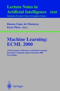 Cover: Machine Learning: ECML 2000 - Springer