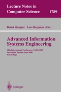 Cover: Advanced Information Systems Engineering - Springer