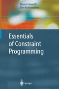 Cover: Essentials of Constraint Programming - Springer