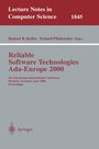 Cover: Reliable Software Technologies Ada-Europe 2000 - Springer
