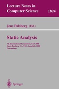 Cover: Static Analysis - Springer