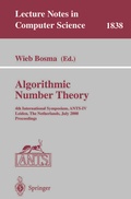 Bild: Algorithmic Number Theory - Springer