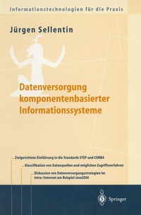 Enlarge image Cover: Datenversorgung komponentenbasierter Informationssysteme - Springer