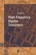 Cover: High-Frequency Bipolar Transistors - Springer
