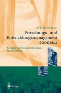 Cover: Forschungs- und Entwicklungsmanagement 2000plus - Springer