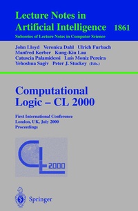 Enlarge image Cover: Computational Logic - CL 2000 - Springer