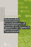 Cover: Verbmobil: Foundations of Speech-to-Speech Translation - Springer