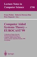 Cover: Computer Aided Systems Theory - EUROCAST'99 - Springer