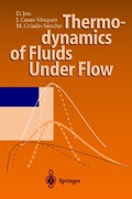 Cover: Thermodynamics of Fluids Under Flow - Springer