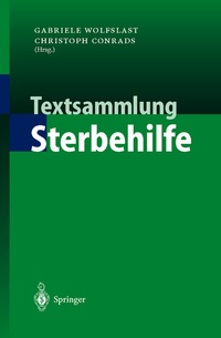 Abbildung von: Textsammlung Sterbehilfe - Springer