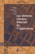 Cover: Low Dielectric Constant Materials for IC Applications - Springer