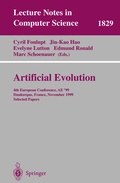 Cover: Artificial Evolution - Springer