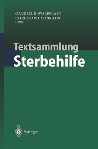 Abbildung von: Textsammlung Sterbehilfe - Springer