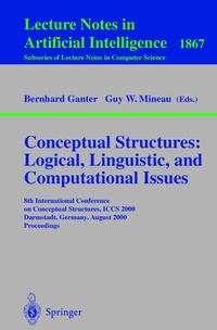 Enlarge image Cover: Conceptual Structures: Logical, Linguistic, and Computational Issues - Springer