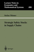 Cover: Strategic Safety Stocks in Supply Chains - Springer