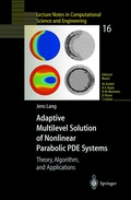 Cover: Adaptive Multilevel Solution of Nonlinear Parabolic PDE Systems - Springer