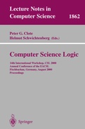 Cover: Computer Science Logic - Springer