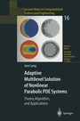 Cover: Adaptive Multilevel Solution of Nonlinear Parabolic PDE Systems - Springer