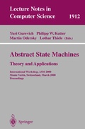 Cover: Abstract State Machines - Theory and Applications - Springer