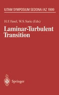 Cover: Laminar-Turbulent Transition - Springer