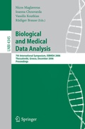 Cover: Biological and Medical Data Analysis - Springer