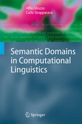 Cover: Semantic Domains in Computational Linguistics - Springer