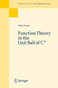 Abbildung von: Function Theory in the Unit Ball of Cn - Springer