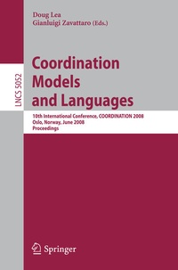 Enlarge image Cover: Coordination Models and Languages - Springer