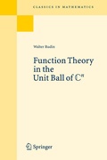 Cover: Function Theory in the Unit Ball of Cn - Springer