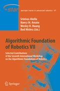 Cover: Algorithmic Foundation of Robotics VII - Springer