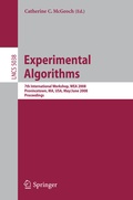 Cover: Experimental Algorithms - Springer