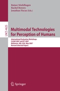 Cover: Multimodal Technologies for Perception of Humans - Springer