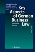 Cover: Key Aspects of German Business Law - Springer