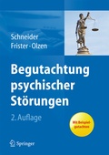 Cover: Begutachtung psychischer St&ouml;rungen - Springer