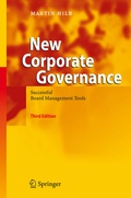 Cover: New Corporate Governance - Springer