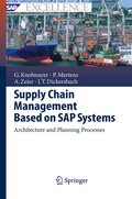 Cover: Supply Chain Management Based on SAP Systems - Springer