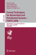 Cover: Formal Techniques for Networked and Distributed Systems - FORTE 2008 - Springer