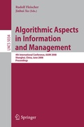 Cover: Algorithmic Aspects in Information and Management - Springer