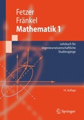 Cover: Mathematik 1 - Springer