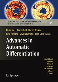 Enlarge image Cover: Advances in Automatic Differentiation - Springer