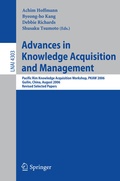 Cover: Advances in Knowledge Acquisition and Management - Springer