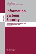 Cover: Information Systems Security - Springer